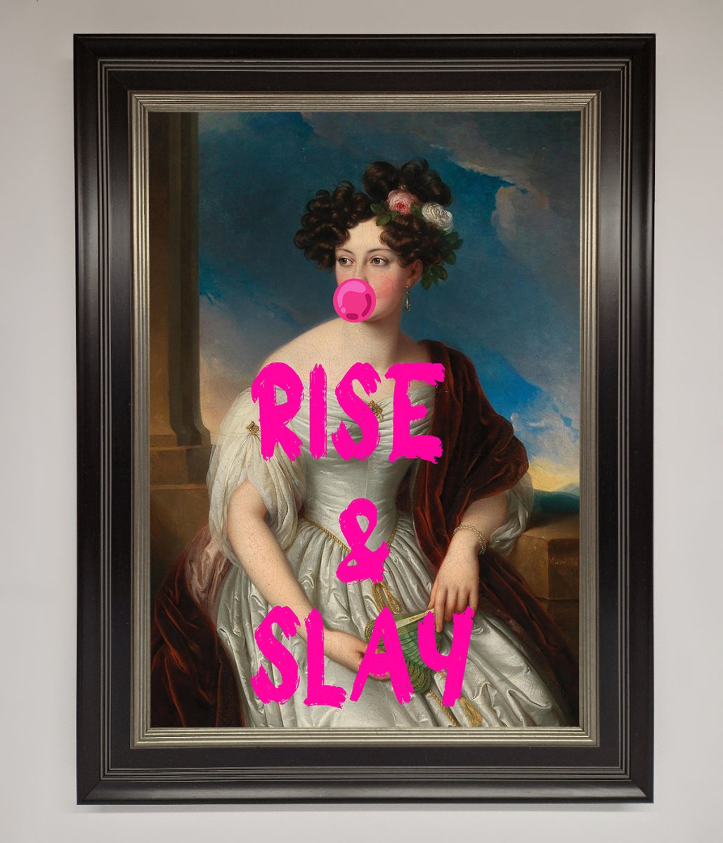 Rise And Slay Framed Wall Art-7