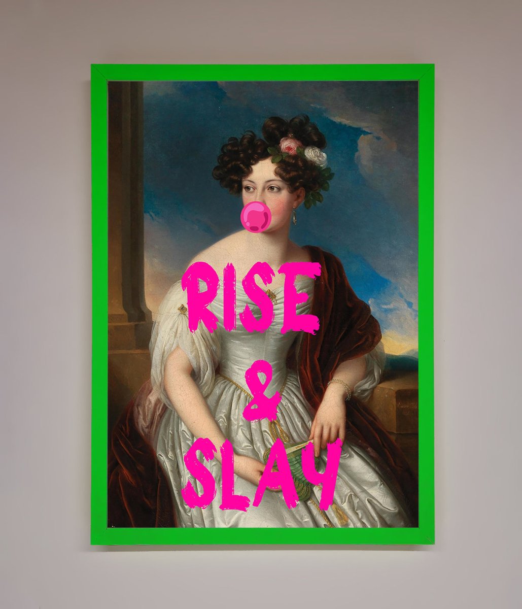 Rise And Slay Framed Wall Art-11