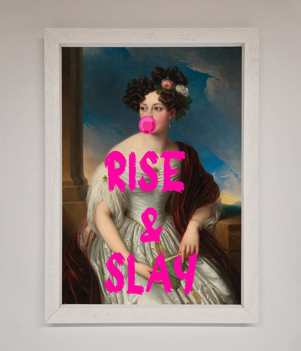 Rise And Slay Framed Wall Art-2