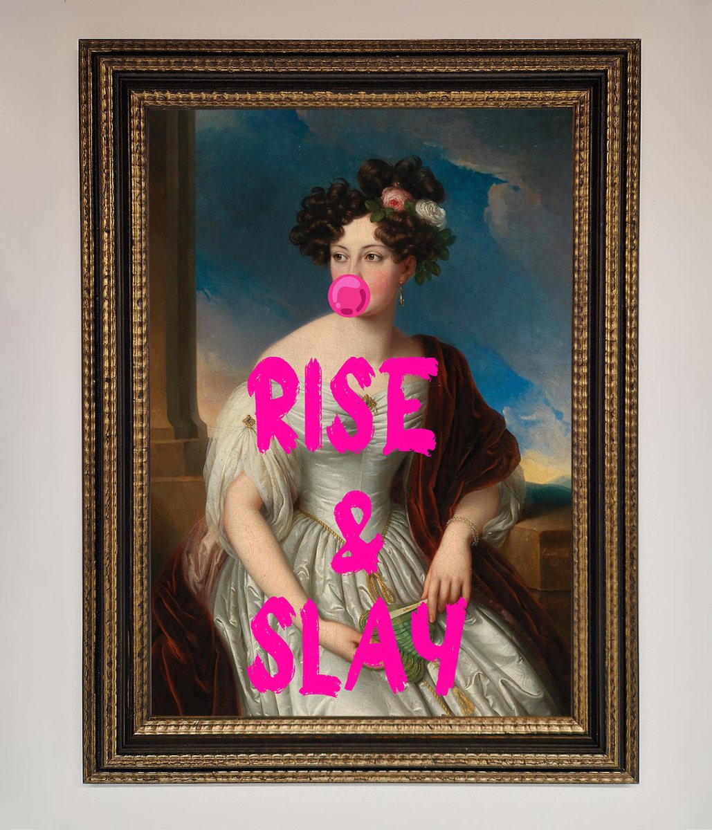 Rise And Slay Framed Wall Art-18