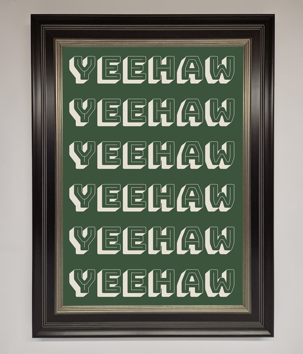 Yeehaw Yeehaw Framed Poster-8