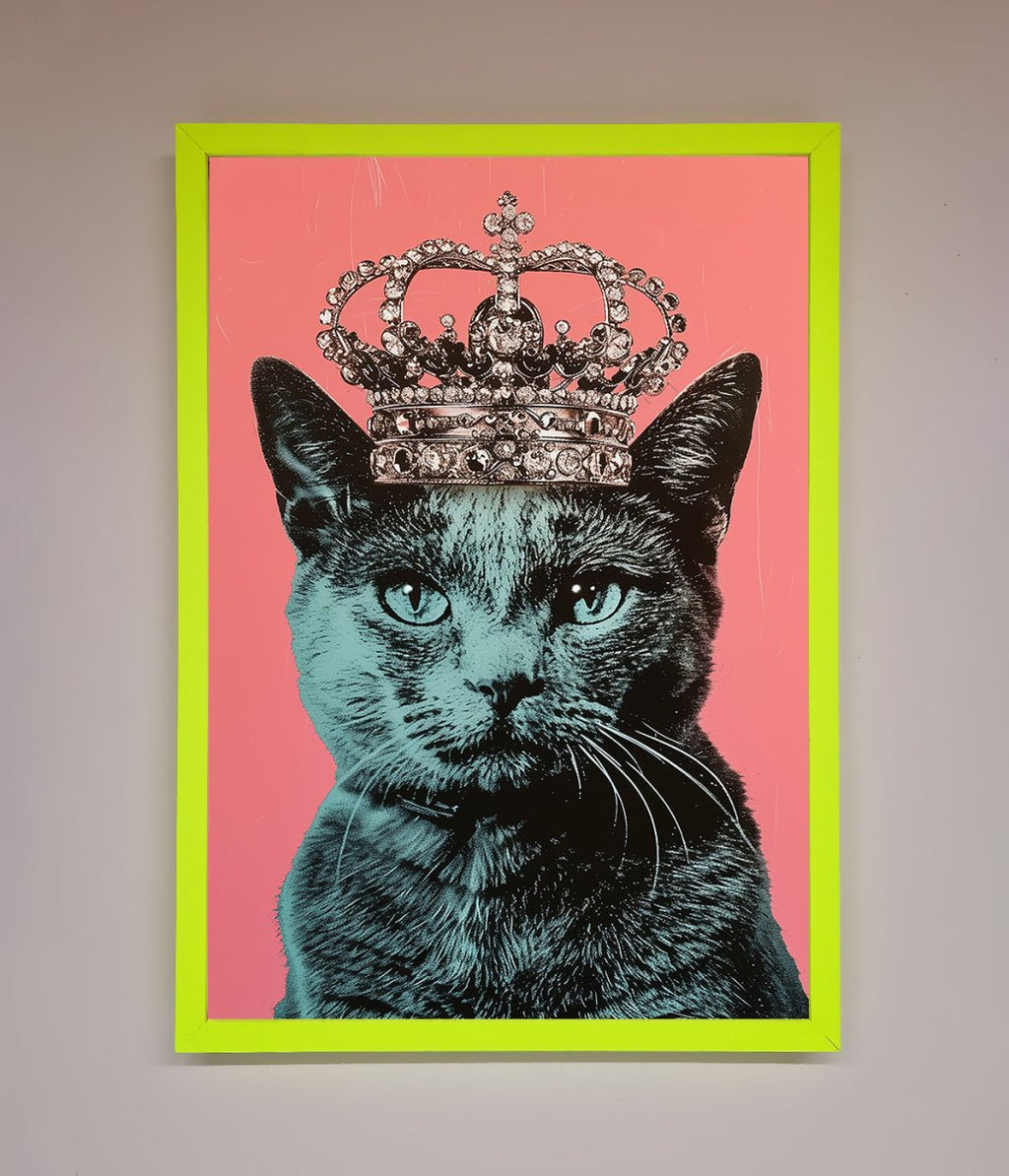 Your Majesty Cat Framed Print-12