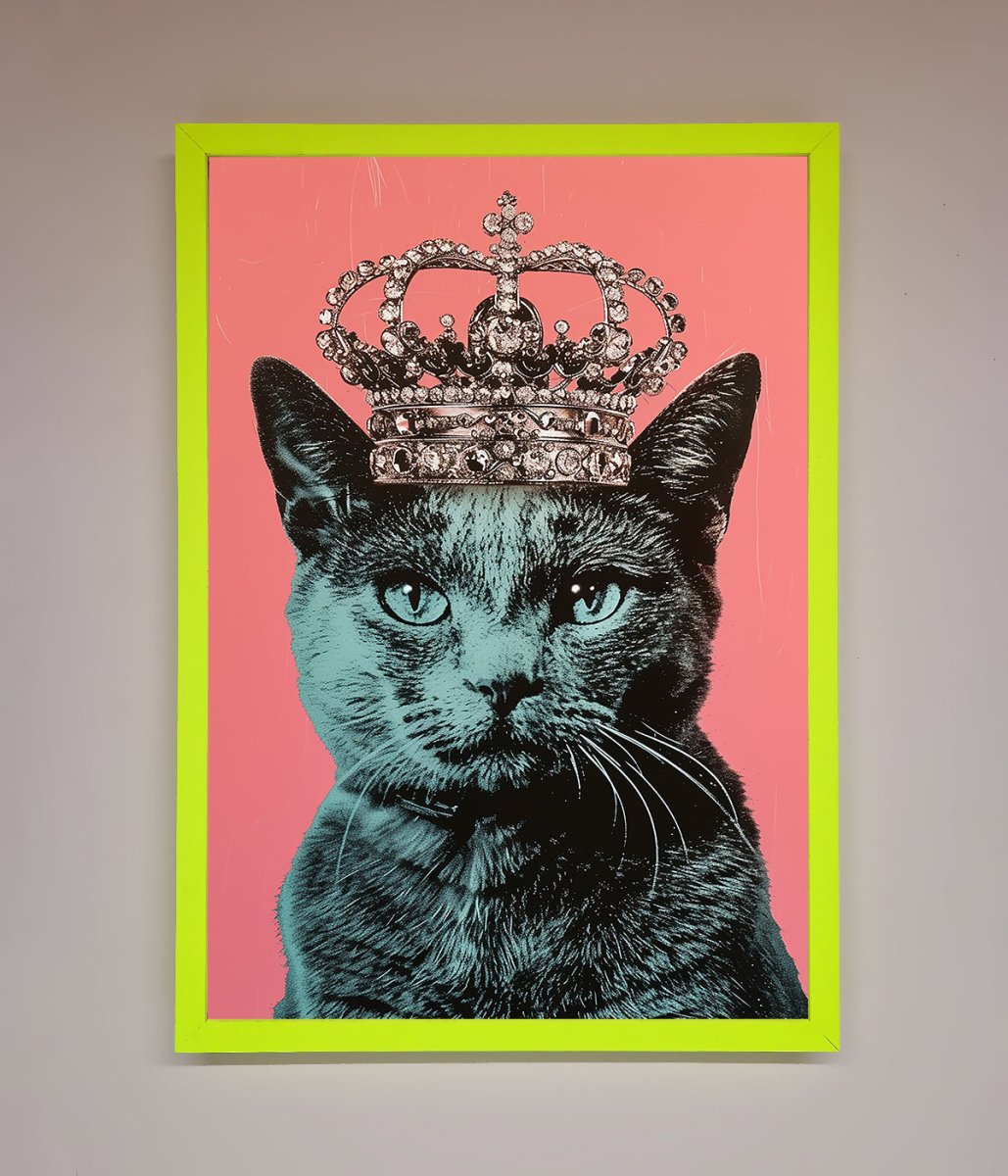 Your Majesty Cat Framed Print-12