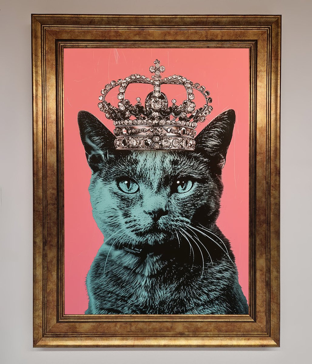 Your Majesty Cat Framed Print-6
