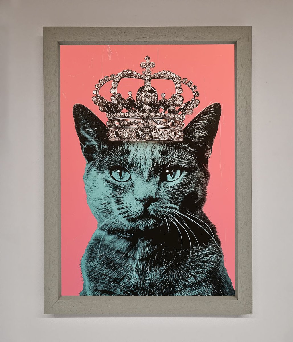 Your Majesty Cat Framed Print-3