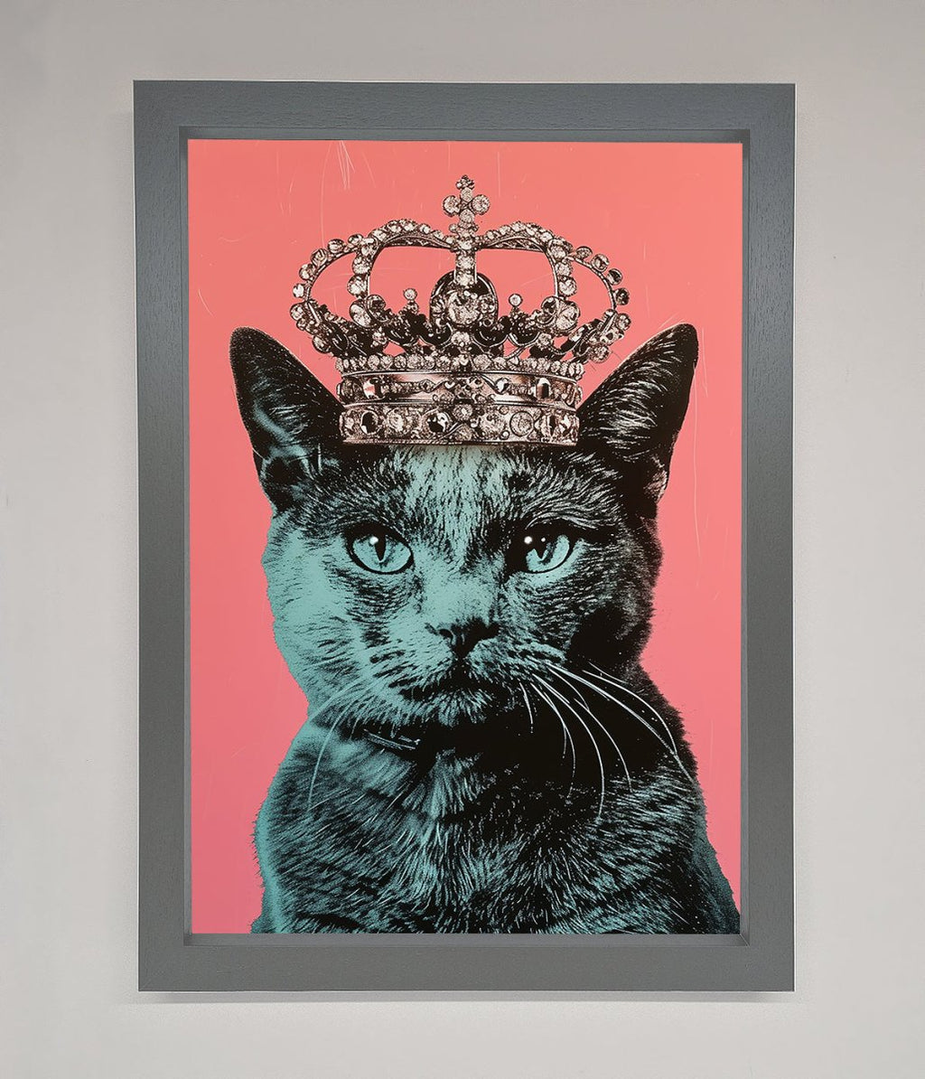 Your Majesty Cat Framed Print-4