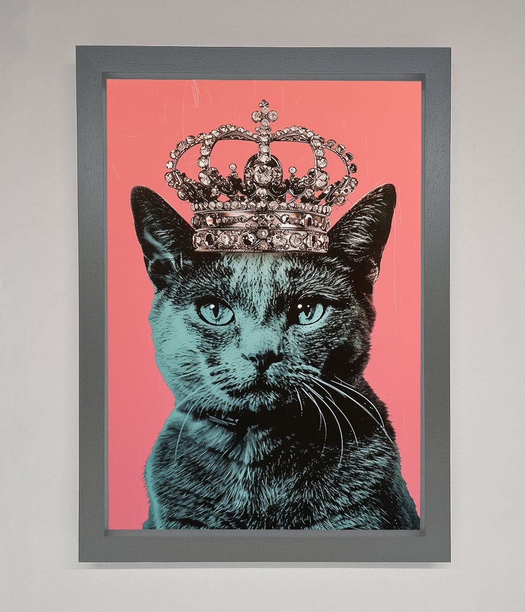 Your Majesty Cat Framed Print-4