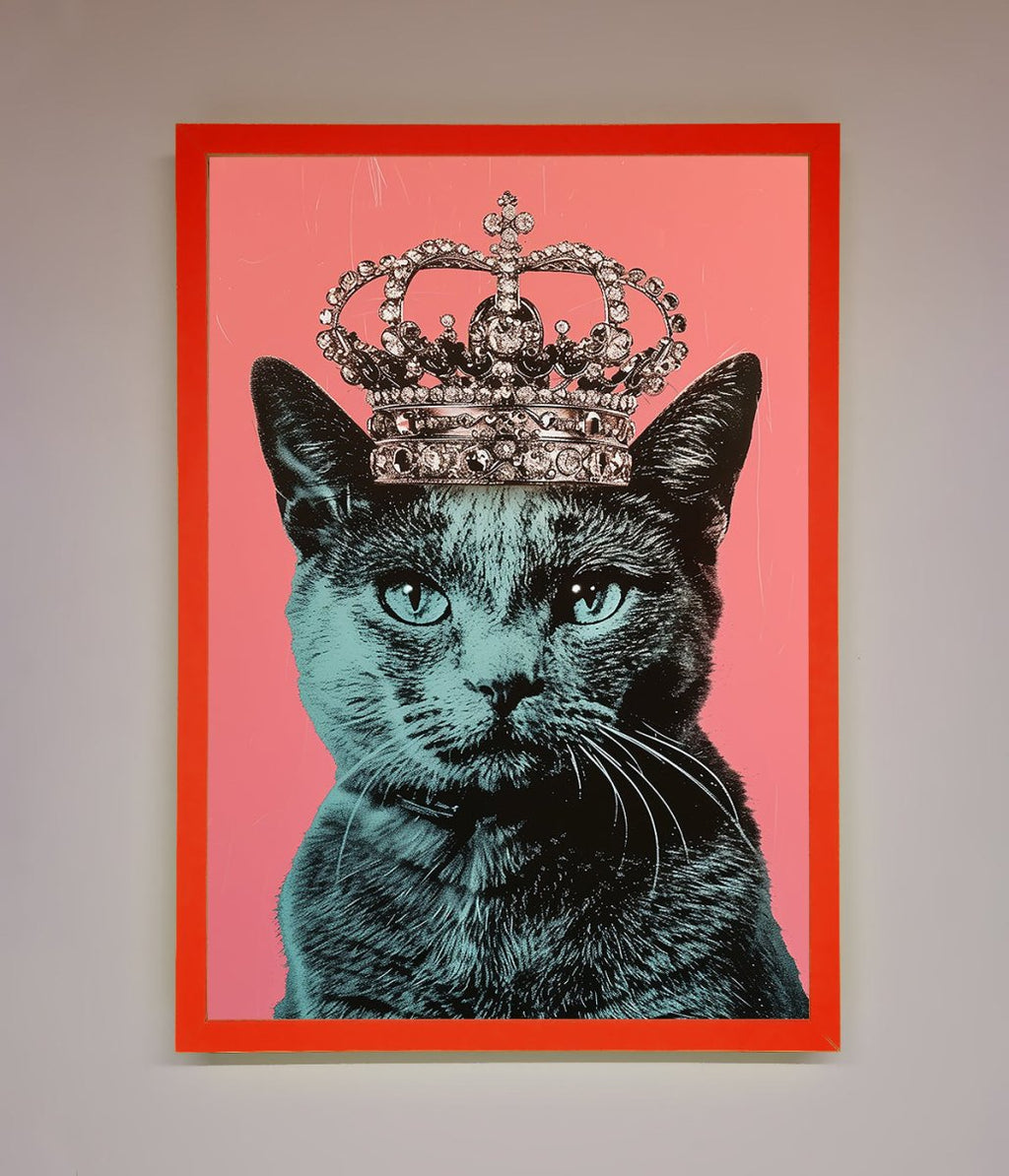 Your Majesty Cat Framed Print-14