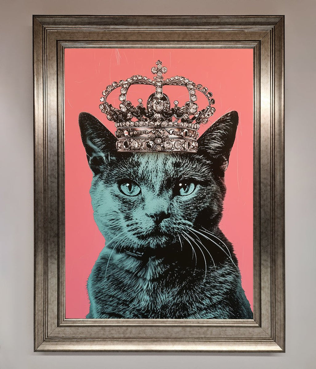 Your Majesty Cat Framed Print-5